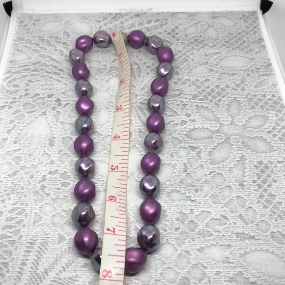 Vintage Kissaka chunky bead statement collar necklace - Picture 6 of 6